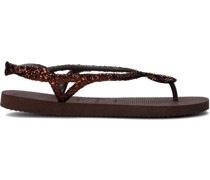 Havaianas Damen Pantoletten Luna Premium Ii - Braun