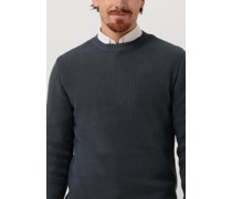 Pullover Structured Crewneck Knit
