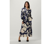 Vanilia Damen Kleider Printed Dress - Dunkelblau