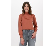Knit-ted Damen Blusen Fien Top - Orange