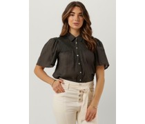 Ruby Tuesday Damen Blusen Imee Collar Pintuck Blouse - Dunkelgrau