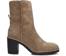 Shabbies Damen Stiefeletten Venle Ankle Boot - Beige