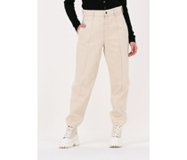 Vanilia Damen Jeans Ecru Fitted Tapered - Ecru