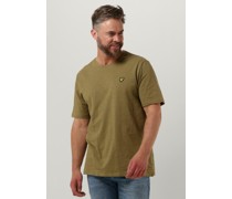 Lyle & Scott Herren Polos & T-Shirts Slub T-shirt - Olive