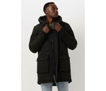 Cast Iron Herren Jacken Parka Jacket High Twill Ramture - Schwarz