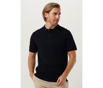 Selected Homme Herren Polos & T-Shirts Slhtown Ss Knit Polo B - Dunkelblau