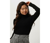 Alix The Label Damen Tops & T-Shirts Ladies Knitted A Mesh Top - Schwarz