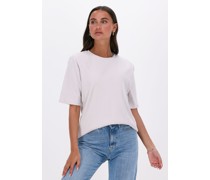 Just Female Damen Tops & T-Shirts Noble Padded Tee - Beige