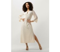 Ana Alcazar Damen Kleider Maxi Dress Sleeves - Weiß