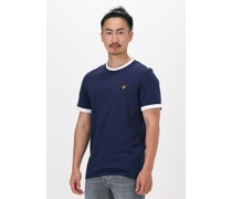 Lyle & Scott Herren Polos & T-Shirts Ringer T-shirt - Blau