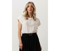 Twinset Milano Damen Tops & T-Shirts Knitted T-shirt - Ecru