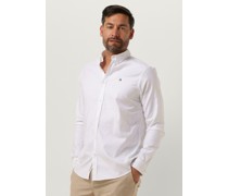 Scotch & Soda Herren Hemden Essentials - Organic Oxford Regular Fit Shirt - Weiß