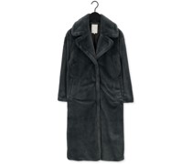 Fake-fur-jack Fur Long Coat