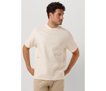 Forét Herren Polos & T-Shirts Attire Resin T-shirt - Beige