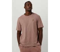 Lyle & Scott Herren Polos & T-Shirts Slub T-shirt - Rosa