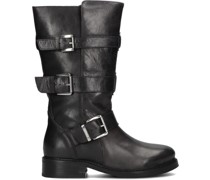 Bronx Damen Biker Boots New-tough 14307 - Schwarz