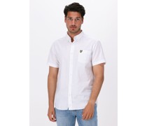 Lyle & Scott Herren Hemden Ss Oxford Shirt - Weiß