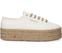Superga Damen Sneaker Low 2790 Drill Denim Rope - Weiß