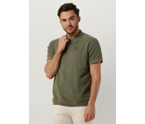 Pme Legend Herren Polos & T-Shirts Short Sleeve Polo Knitted - Grün