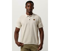 Pme Legend Herren Polos & T-Shirts Short Sleeve Polo Knitted - Beige