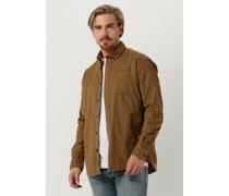Selected Homme Herren Hemden Slhregrick-cord Shirt Ls W - Beige
