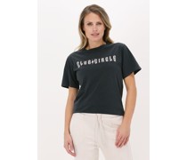 Circle Of Trust Damen Tops & T-Shirts Coco Tee - Dunkelgrau