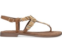 Lazamani Damen Zehentrenner 75.765 - Beige