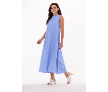 Na-kd Damen Kleider Organic Open Back Midi Dress - Blau
