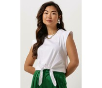 Scotch & Soda Damen Tops & T-Shirts Sleeveless Knotted T-shirt - Weiß