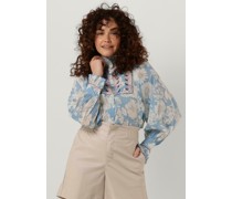 Antik Batik Damen Blusen Peony Blouse - Hellblau