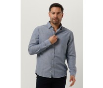 Anerkjendt Herren Hemden Aklouis L/s Linen Shirt - Blau