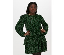 Object Damen Kleider Alettia L/s Short Dress - Grün