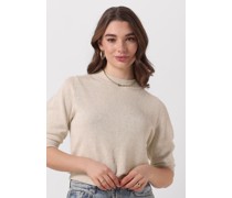 Knit-ted Damen Tops & T-Shirts Fleur - Sand