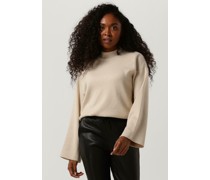 Another Label Damen Pullover & Cardigans Luktar Knitted Pull L/s - Weiß
