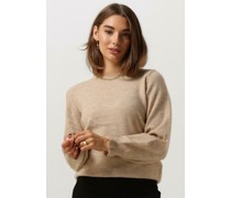 Y.a.s. Damen Pullover & Cardigans Yasbalis Ls O-neck Knit Pullover - Beige