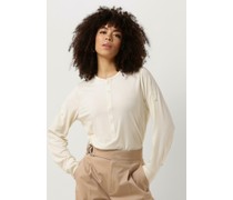 Vanilia Damen Tops & T-Shirts Soft Jersey Henley - Beige