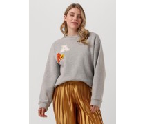 Amaya Amsterdam Damen Pullover & Cardigans Stevi Sweater - Hellgrau