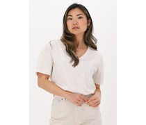 Simple Damen Tops & T-Shirts Jersey Top - Sand