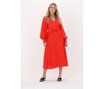 Gestuz Damen Kleider Luella Long Wrap Dress - Orange