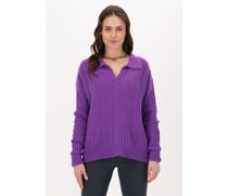 Bellamy Damen Pullover My Polo Cable - Lila