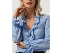 Bluse Structure Ruffle Top