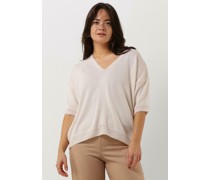 Knit-ted Damen Pullover Dewy - Sand