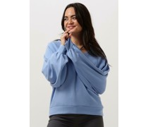 Msch Copenhagen Damen Pullover Mschnelina Ima Q Raglan V Sweatshirt - Blau