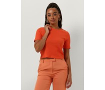 Another Label Damen Tops & T-Shirts Elyne T-shirt S/s - Orange