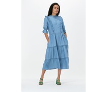 Dea Kudibal Damen Kleider Silja Ns (co) - Dress With Ruffles - Blau