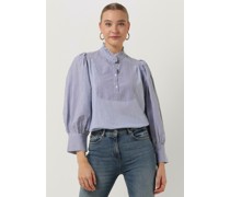 Antik Batik Damen Blusen Popy Blouse - Hellblau