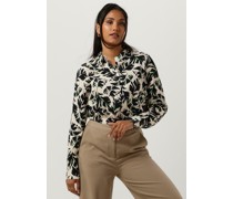 Another Label Damen Blusen Dreiser Leaf Shirt - Grün