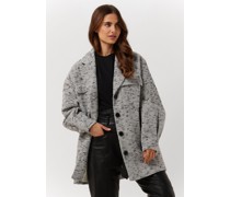Na-kd Damen Jacken Oversized Tweed Jacket - Ecru