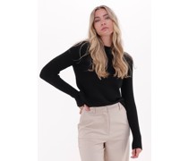 Y.a.s. Damen Pullover & Cardigans Yasalva Ls O-neck Knit Pullover - Schwarz