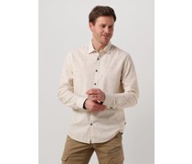 Pme Legend Herren Hemden Long Sleeve Shirt Print On Ctn Slub - Beige
